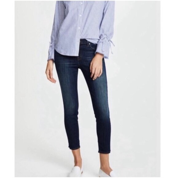 J Brand Heart Breaker Capri Skinny Leg Cropped Denim Jeans Size 27 - Picture 1 of 11